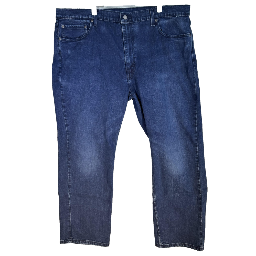 Levis 559 Jeans Mens 42x30 Dark Wash Relaxed Straight Stretch Denim